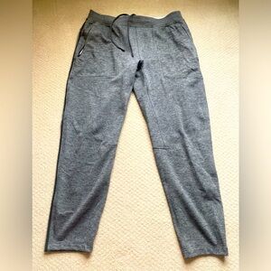 Men’s Lululemon athletic joggers. Dark gray